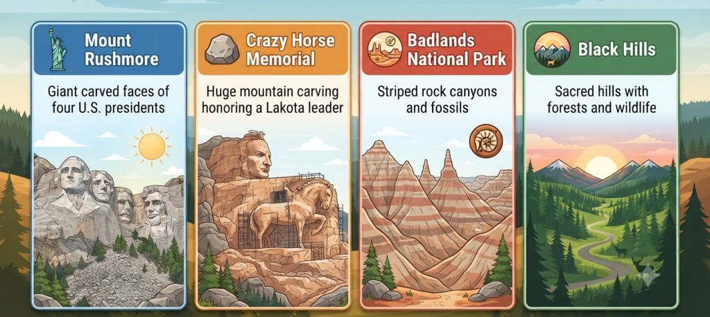 Discover South Dakota Nature History and State Facts 2 Cultural & Historical Landmarks