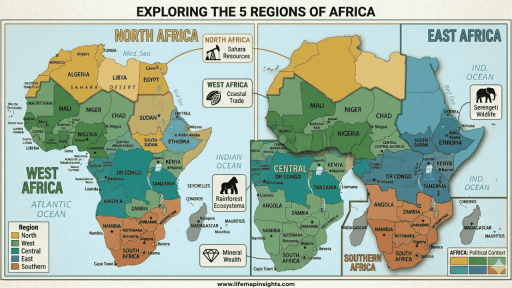 Africa political map