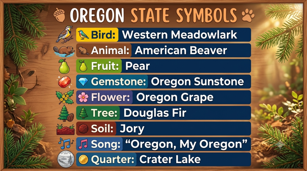 Oregon State Facts, Geography, and Government 2026 2 State Symbols