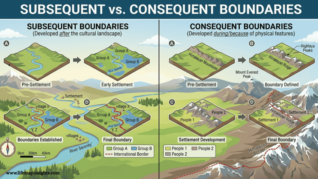 How Subsequent Boundary Impact Modern Land Ownership 4 Subsequent vs. Consequent Boundaries