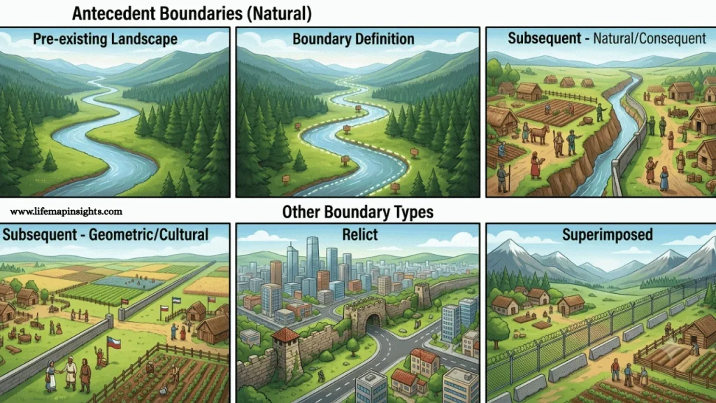 Antecedent Boundary vs Other Boundary Types